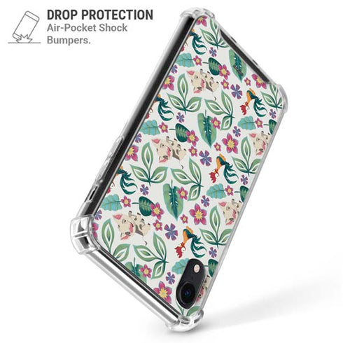 Disney Princess Moana Pua and Heihei Pattern iPhone XR Clear Case