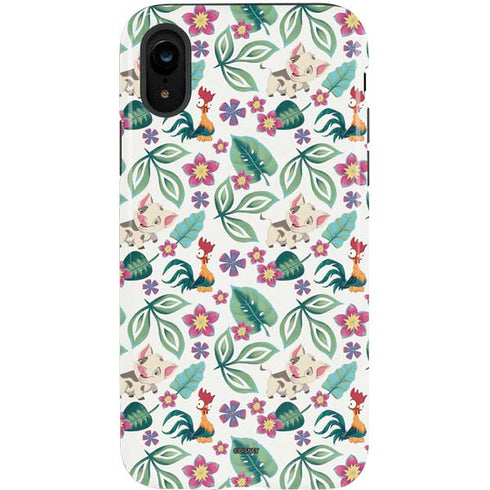 Disney Princess Moana Pua and Heihei Pattern iPhone XR Pro Case