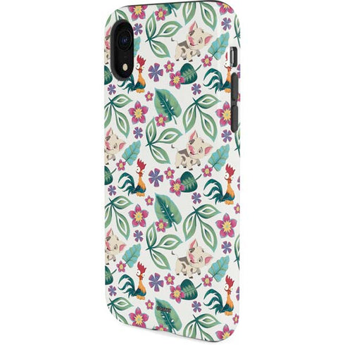 Disney Princess Moana Pua and Heihei Pattern iPhone XR Pro Case