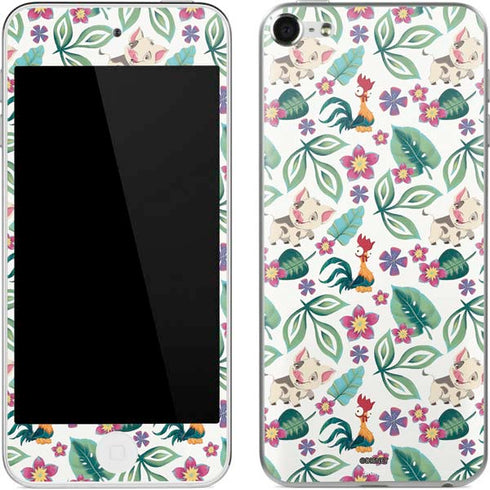 Disney Princess Moana Pua and Heihei Pattern Apple iPod Skin