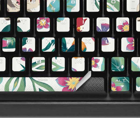 Disney Princess Moana Pua and Heihei Pattern K95 RGB PLATINUM Mechanical Gaming Keyboard Skin