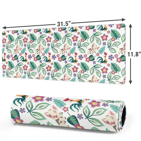 Disney Princess Moana Pua and Heihei Pattern Gaming Mouse Pad