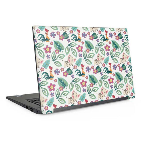Disney Princess Moana Pua and Heihei Pattern Dell Latitude Skin