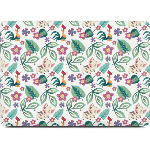 Disney Princess Moana Pua and Heihei Pattern Apple MacBook Air Skin