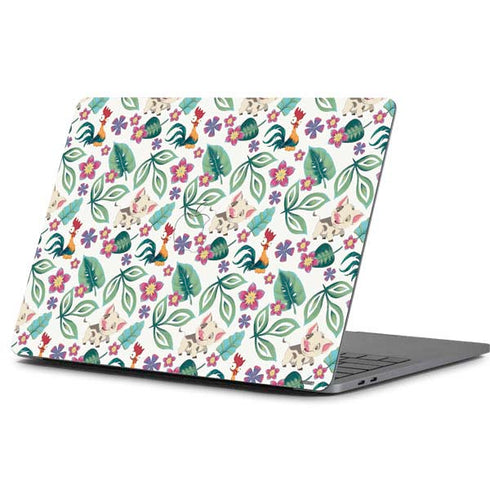 Disney Princess Moana Pua and Heihei Pattern Apple MacBook Pro 13-inch Skin