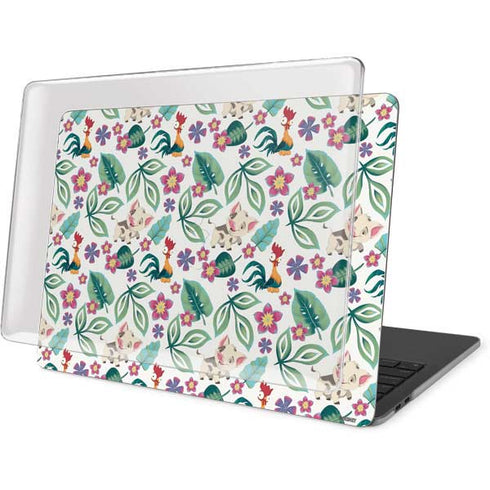 Disney Princess Moana Pua and Heihei Pattern MacBook Pro 13in (2020) Case plus Skin