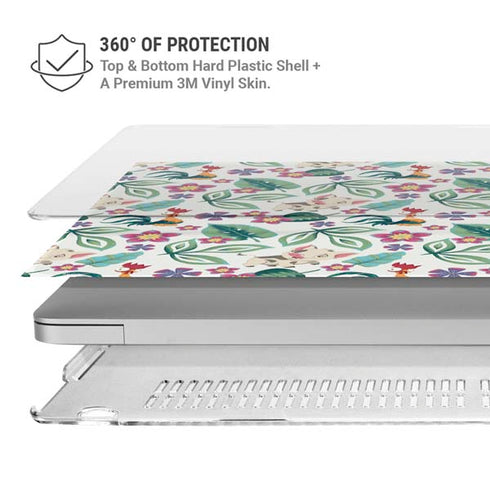 Disney Princess Moana Pua and Heihei Pattern MacBook Pro 14in (2021-24) Case plus Skin