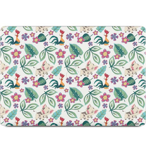 Disney Princess Moana Pua and Heihei Pattern MacBook Skins