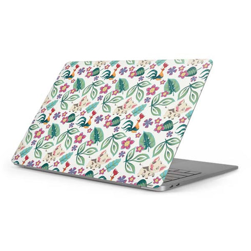 Disney Princess Moana Pua and Heihei Pattern Apple MacBook Pro 16-inch Skin