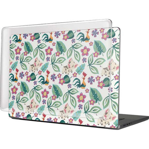 Disney Princess Moana Pua and Heihei Pattern MacBook Cases