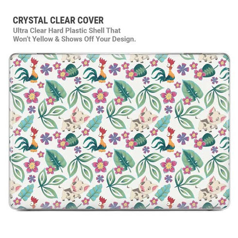 Disney Princess Moana Pua and Heihei Pattern MacBook Cases