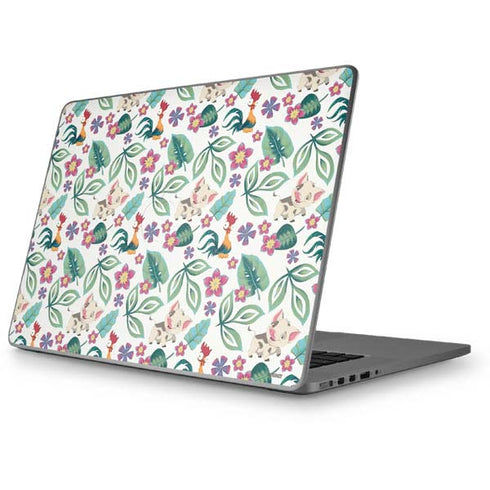 Disney Princess Moana Pua and Heihei Pattern Apple MacBook Pro 17-inch Skin