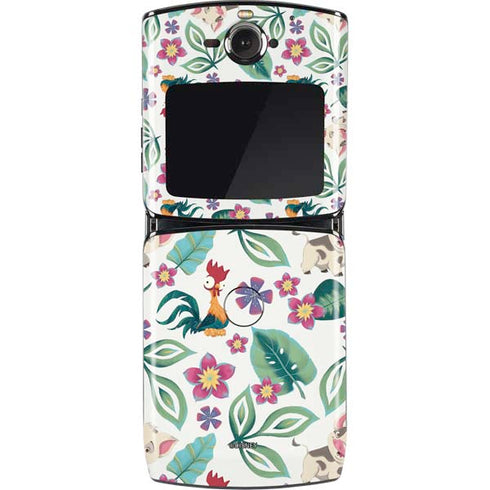 Disney Princess Moana Pua and Heihei Pattern Motorola RAZR Skin