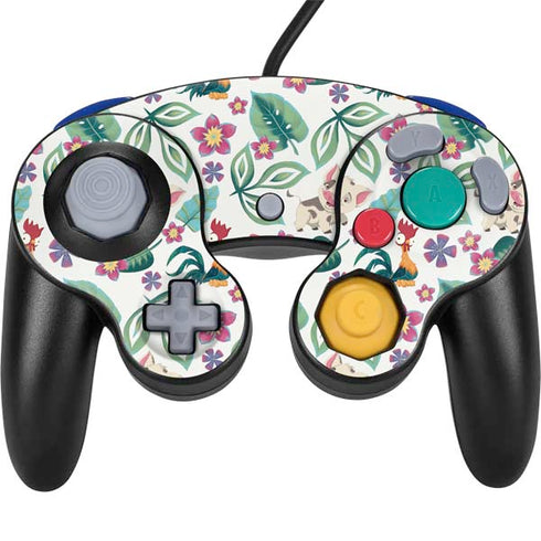 Disney Princess Moana Pua and Heihei Pattern Nintendo Skins