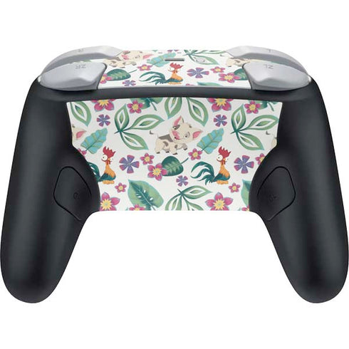 Disney Princess Moana Pua and Heihei Pattern Nintendo Switch 2 (2025) Pro Controller Skin