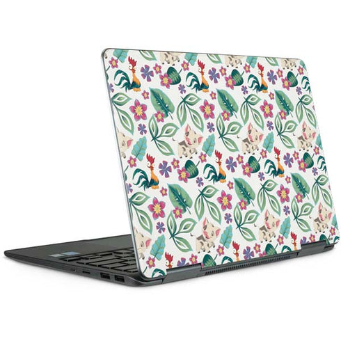 Disney Princess Moana Pua and Heihei Pattern Notebook 9 Pro 13in (2017) Skin