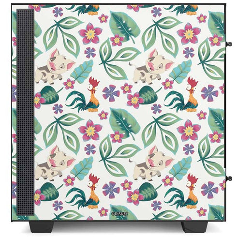 Disney Princess Moana Pua and Heihei Pattern NZXT H510 Compact ATX Mid-Tower Case Skin