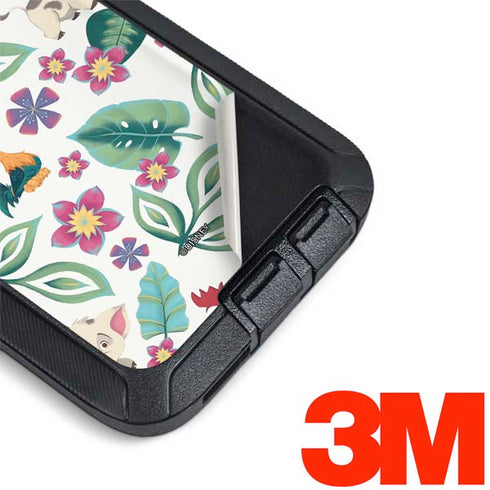 Disney Princess Moana Pua and Heihei Pattern Otterbox Defender Galaxy Skin