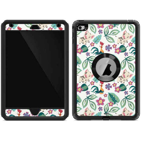 Disney Princess Moana Pua and Heihei Pattern Otterbox Defender iPad Skin
