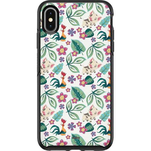 Disney Princess Moana Pua and Heihei Pattern Otterbox Symmetry iPhone Skin