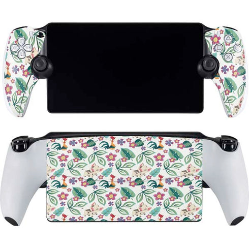 Disney Princess Moana Pua and Heihei Pattern PlayStation PS5 Skins