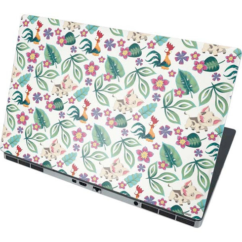 Disney Princess Moana Pua and Heihei Pattern Dell Precision Skin