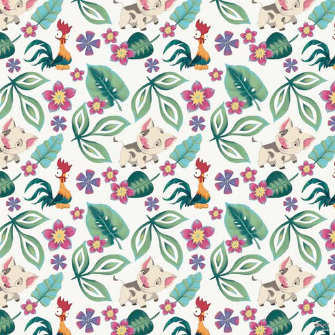 Disney Princess Moana Pua and Heihei Pattern PS4 Console and Controller Bundle Skin