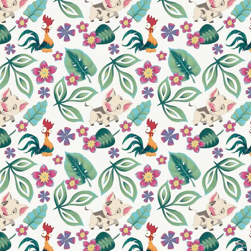 Disney Princess Moana Pua and Heihei Pattern PS4 Console Skin