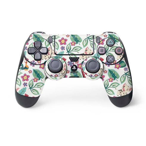 Disney Princess Moana Pua and Heihei Pattern PS4 Controller Skin