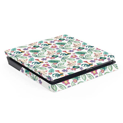 Disney Princess Moana Pua and Heihei Pattern PS4 Slim Skin