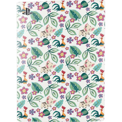 Disney Princess Moana Pua and Heihei Pattern PS5 Digital Edition Bundle Skin