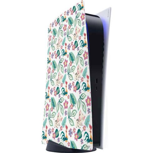 Disney Princess Moana Pua and Heihei Pattern PS5 Digital Edition Console Skin