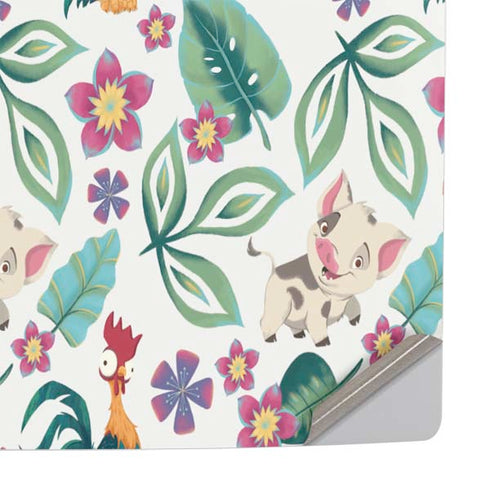 Disney Princess Moana Pua and Heihei Pattern PS5 Pro Console Skin