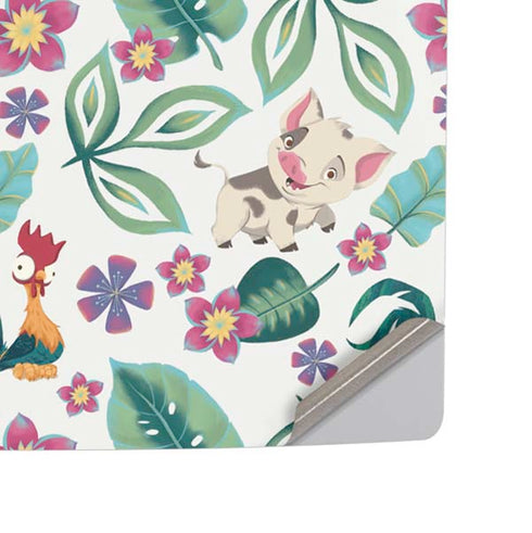 Disney Princess Moana Pua and Heihei Pattern PS5 Slim Digital Edition Console Skin