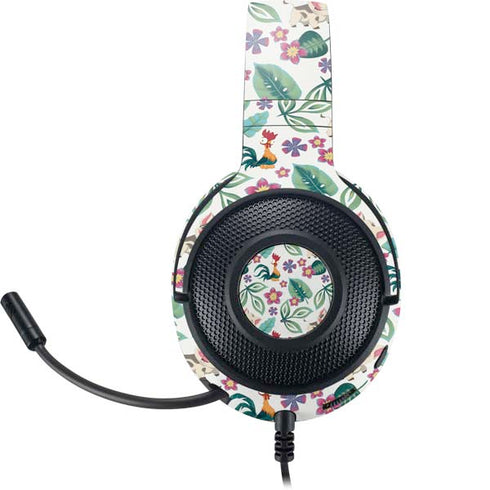 Disney Princess Moana Pua and Heihei Pattern Razer Kraken X Skin