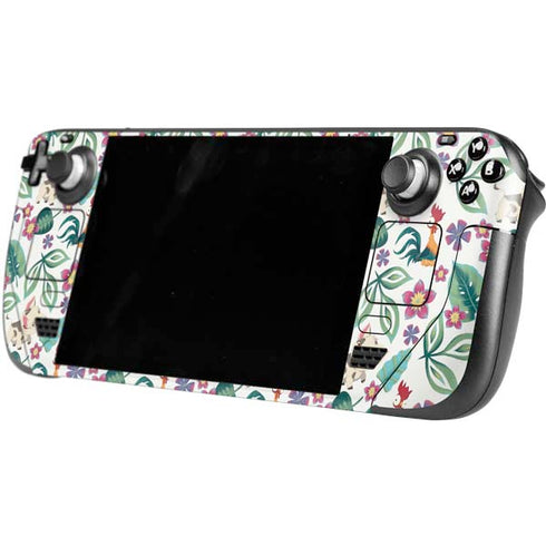 Disney Princess Moana Pua and Heihei Pattern Steam Deck Handheld Gaming Computer OLED Skin