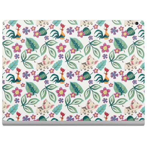 Disney Princess Moana Pua and Heihei Pattern Surface Book 2 13.5in Skin
