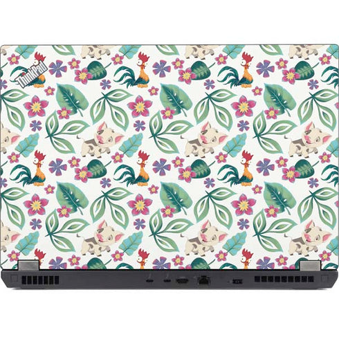 Disney Princess Moana Pua and Heihei Pattern Lenovo ThinkPad Skin