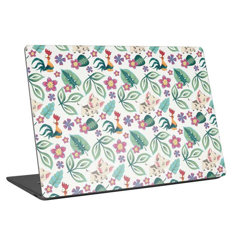 Disney Princess Moana Pua and Heihei Pattern Universal Laptop 11in (8.8 x 6.2in) Skin
