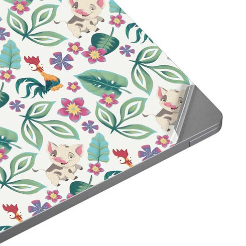 Disney Princess Moana Pua and Heihei Pattern Universal Laptop 12in (9.8 x 6.8in) Skin