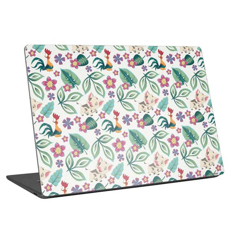 Disney Princess Moana Pua and Heihei Pattern Universal Laptop 15in (12.2 x 8.8in) Skin