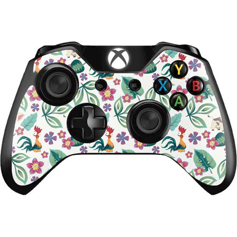 Disney Princess Moana Pua and Heihei Pattern Xbox One Skins