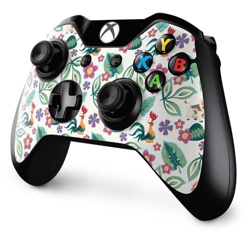 Disney Princess Moana Pua and Heihei Pattern Xbox One Controller Skin