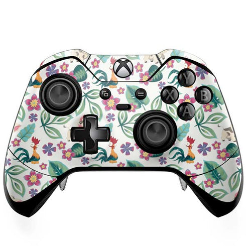 Disney Princess Moana Pua and Heihei Pattern Xbox One Skins