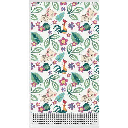 Disney Princess Moana Pua and Heihei Pattern Xbox Series S Bundle Skin
