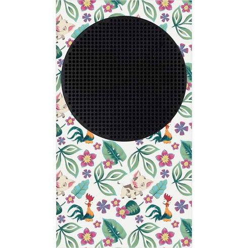 Disney Princess Moana Pua and Heihei Pattern Xbox Series S Console Skin