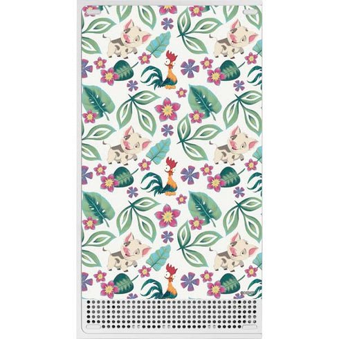 Disney Princess Moana Pua and Heihei Pattern Xbox Series S Console Skin