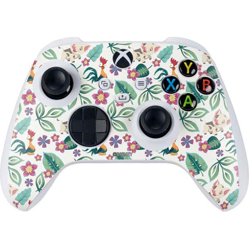 Disney Princess Moana Pua and Heihei Pattern Xbox Series S Skins