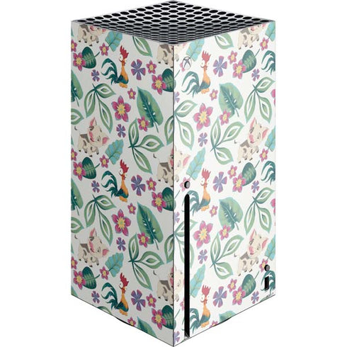 Disney Princess Moana Pua and Heihei Pattern Xbox Series X Skins