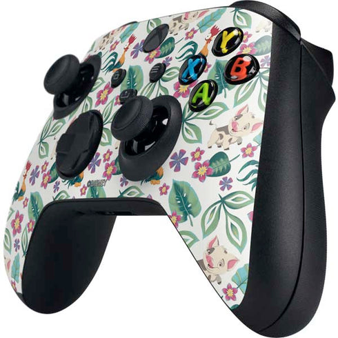 Disney Princess Moana Pua and Heihei Pattern Xbox Series X Controller Skin